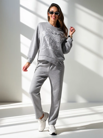 Royalfashion Ženski viskozni set z vzorcem