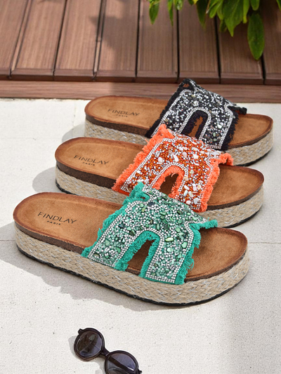 Royalfashion ženski sandali z okraski Candy Candy