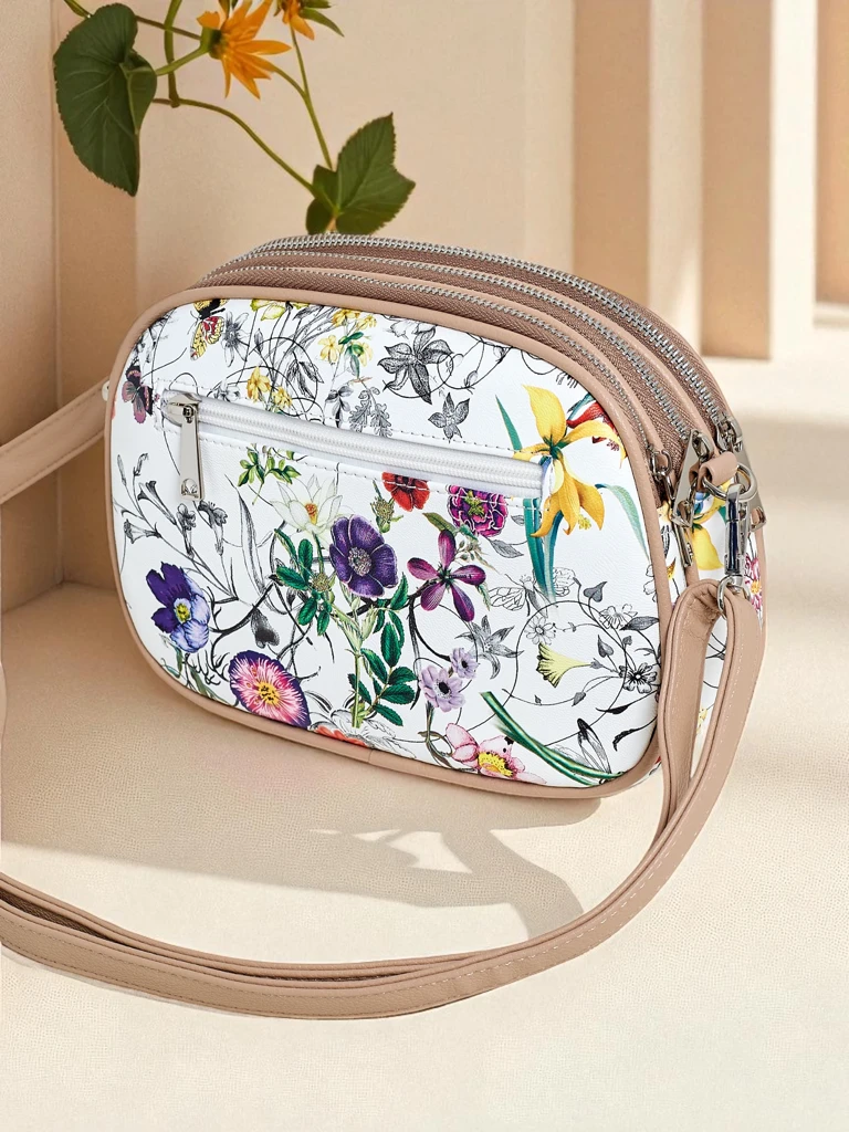 Royalfashion Majhna ženska torbica iz ekološkega usnja Floriana