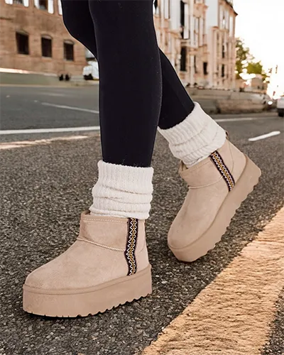 Royalfashion Kratki snežni škornji za ženske Haluzi