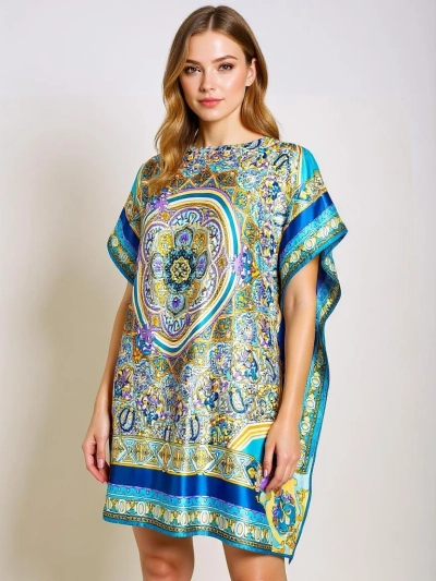 Pareo Afrodyta Royalfashion – pisano pareo do kolen, ki ga navdihuje Italija