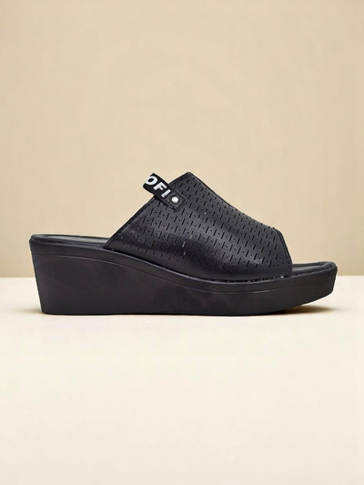 Royalfashion Ženski natikači s peto Luna Wedge