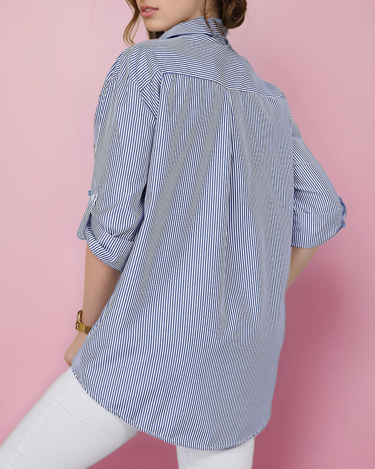 Royalfashion Ženska črtasta srajca