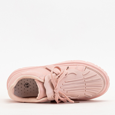 Royalfashion Różowe sportowe sneakersy damskie Sumikoa