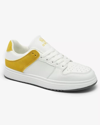 Royalfashion Mustard white ženski športni copati Elevace
