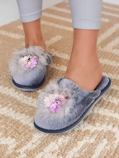 Royalfashion Ženske krznenke s cvetovi Ederra