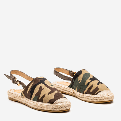 Royalfashion Espadryle z odkrytą piętą w moro Daisy