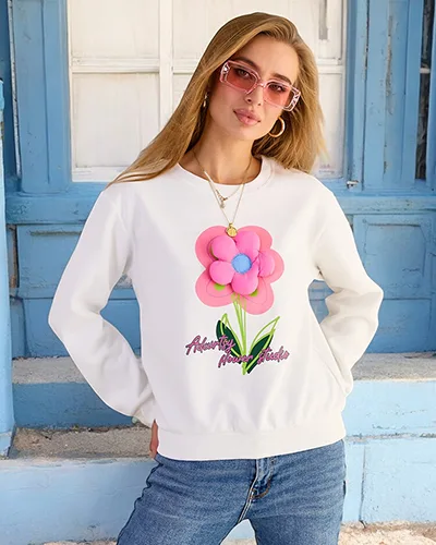 Royalfashion Ženska majica s tankim potiskom