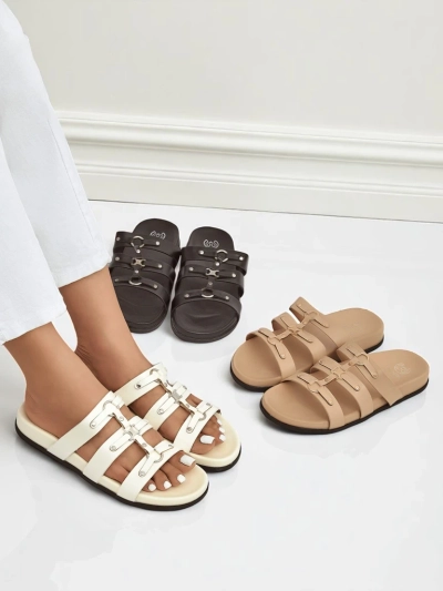 Royalfashion Ženski natikači v rimskem slogu Roma