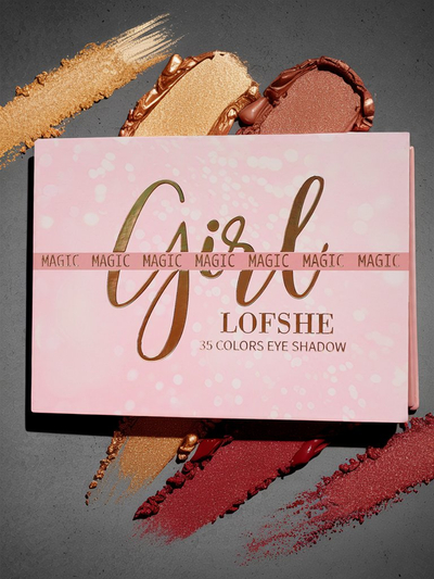 Dekliška paleta senčil Magic 35 senčil z bleščicami in mat zaključkom Golden Chocolate Fudge
