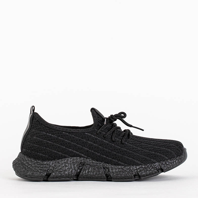 Royalfashion Czarne damskie sportowe buty Noliko