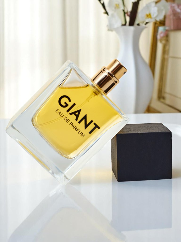 Navdihnjen eau de parfum za moške Giant Silver