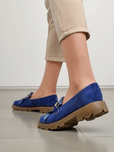 Royalfashion Ženski mokasini iz ekološke suede Mare Nostrum