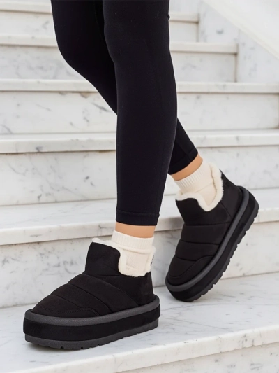 Royalfashion Ženski kratki škornji Zoeno a'la snow boots