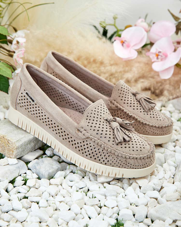 Royalfashion Ženski ažurasti mokasini Molaffa