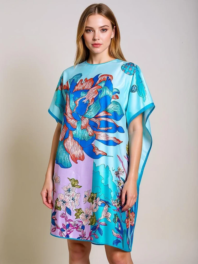 Pareo Callista Royalfashion – pisana univerzalna obleka iz poliestra