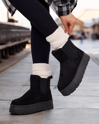 Royalfashion Ženski kratki škornji Nomas a'la snow boots