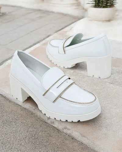 Royalfashion Ženske lakirane mokasinke Befies