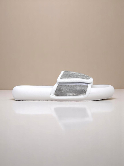 Royalfashion Dámske šľapky s plochou podrážkou Sparkle Step