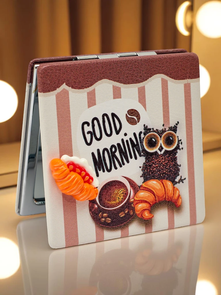 Royalfashion Mini žensko ročno ogledalo za torbico