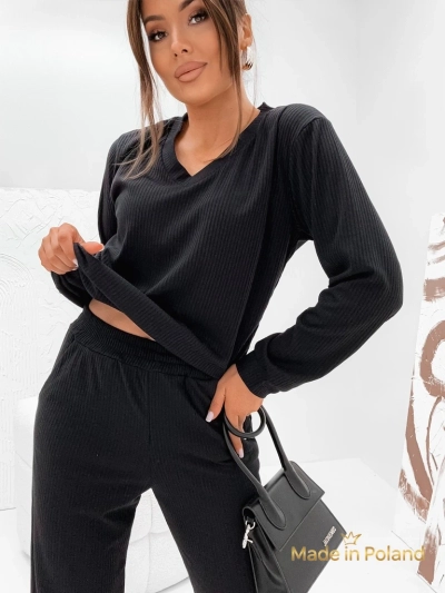 Bombažen ženski pleten komplet Shadow Line