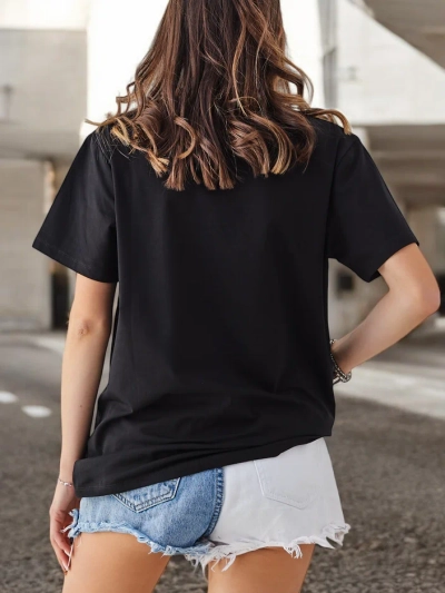 Royalfashion Bombažna ženska majica Uživajte v trenutku z Refresh
