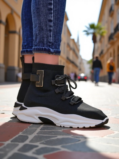 Royalfashion Ženske visoke športne superge Lorietea