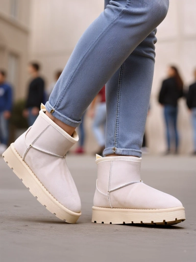 Royalfashion Škornji podobni ženskih snežnih škornjev Belli