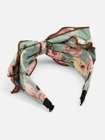 Royalfashion Naglavni trak za lase s cvetličnim lokom