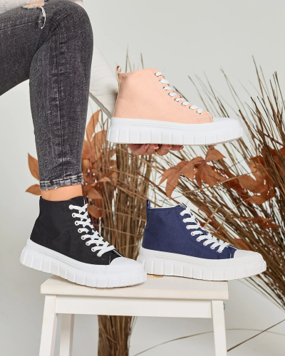 Royalfashion Powder Ženske visoke superge Ates Superge