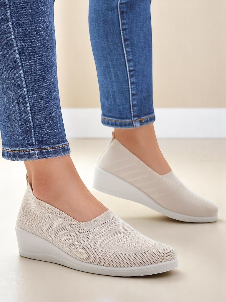 Royalfashion Ženske loaferice na nizkem wedges Epoles