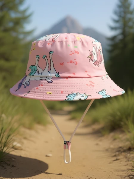 Royalfashion Otroški klobuk Bucket Happy Patches