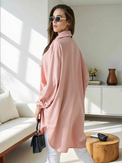 Royalfashion Dolgo oversized srajca za ženske