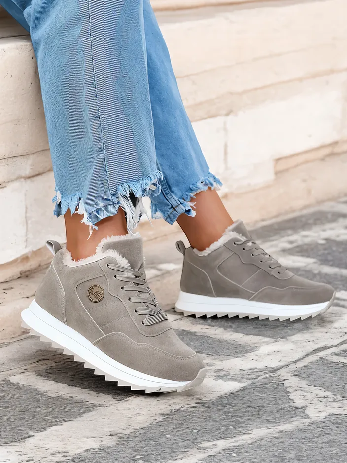 Royalfashion Grey ženski izolirani športni čevlji Lahho