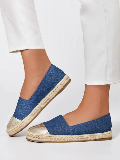 Royalfashion Ženske espadrile a'la denim Anerta