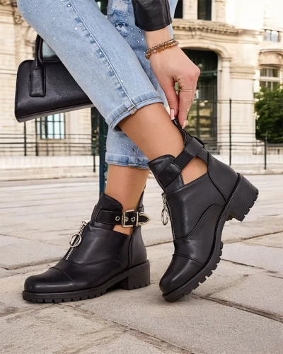 Royalfashion Ċrieti ankle tal-passi tal-punent tip Komoves