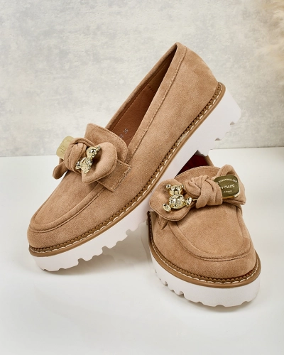 Royalfashion Ženski mokasini z lokom Ezizer