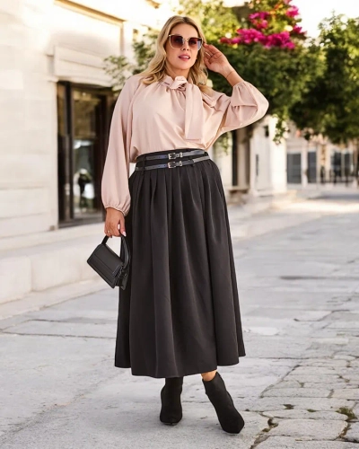 Royalfashion Midi krilo za žene VELIČINA PLUS