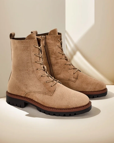 Ženski čizme na vezanje Royalfashion Gosop