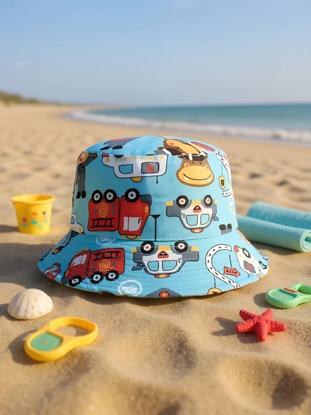 Royalfashion Otroški klobuk s pisanimi našitki Happy Patches