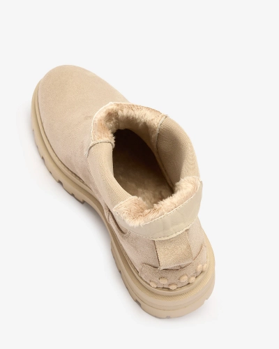 Royalfashion Bež Ženski izolirani škornji Comfy Walk