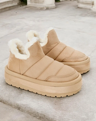 Royalfashion Ženski kratki škornji Zoeno a'la snow boots