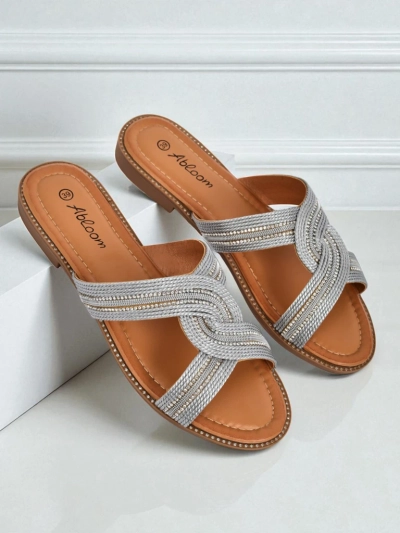 Royalfashion Ženski natikači pleteni Woven Breeze