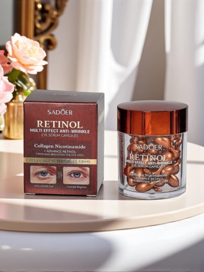 Sadoer Athena Retinol Collagen – kapsule za predel okoli oči za gube 40g