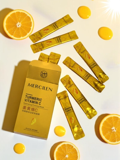 Aurelia Vita Hydrating Maska s Kurkumo in Vitaminom C Mercilen 25ml