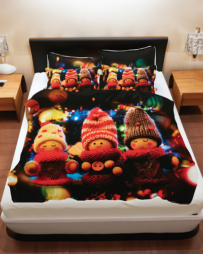 Royalfashion Božična posteljnina 160x200 komplet 3 DELI