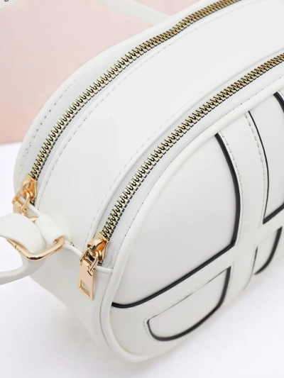 Royalfashion Majhna ženska okrogla torbica iz eko usnja Riva Circle