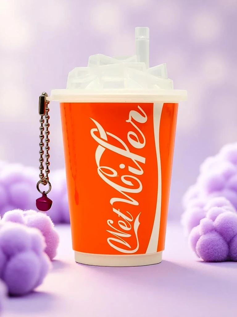 Vlažilni robčki v okrasni posodici v obliki sladoledne lončka 30 kosov