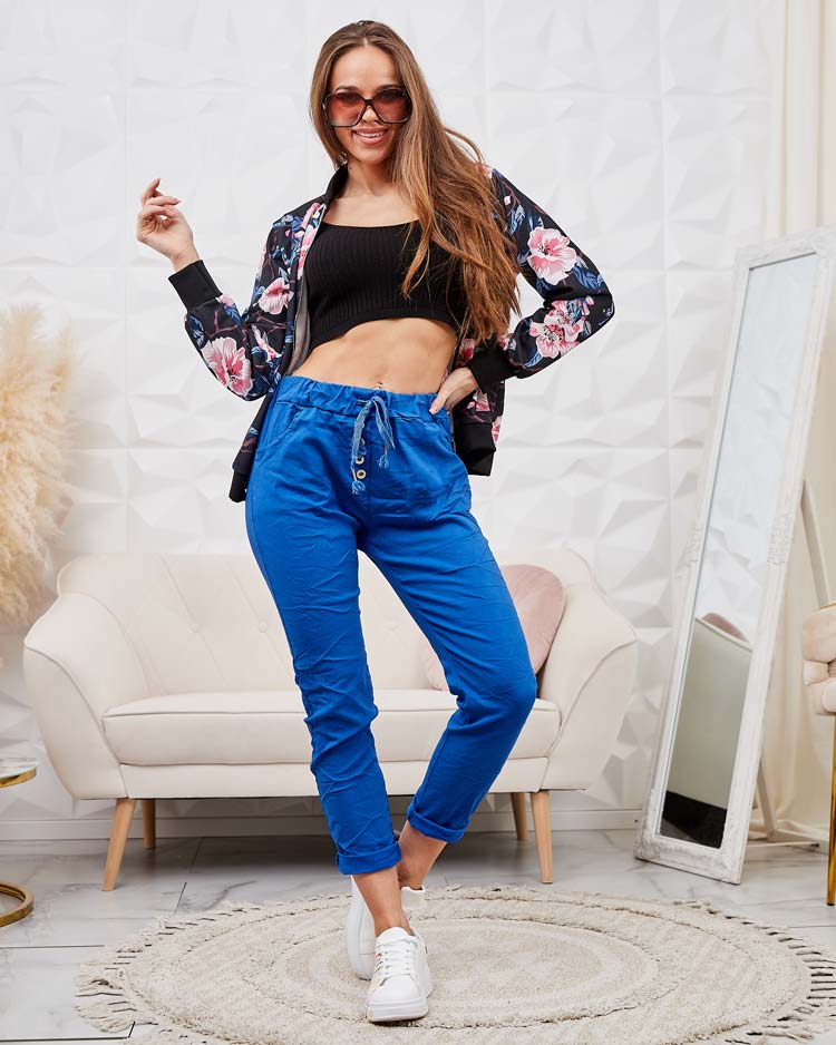 Royalfashion Ženske hlače iz blaga