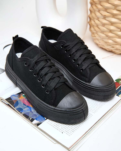 Royalfashion Women's Classic Lace-up Sneakers Seleas